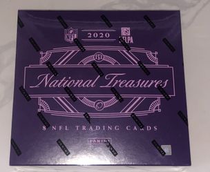 2020 NFL National Treasures Hobby Box