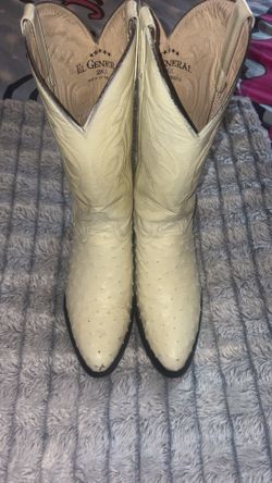 Ostrich boots