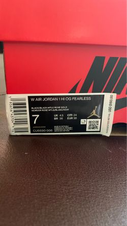 Air Jordan 1 HI OG Fearless size 7