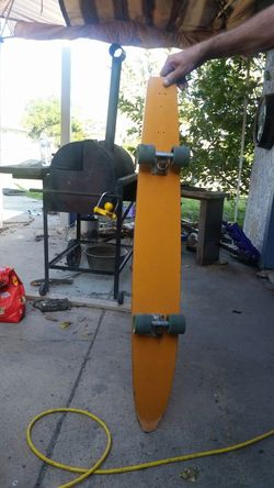 Home made skateboard.