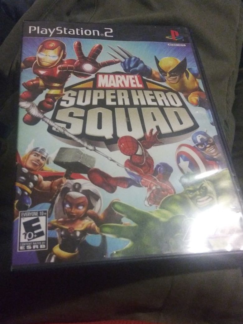 Marvel Super Hero Squad (Sony PlayStation 2, 2009) PS2 RARE