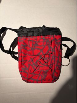 Red and Black Crossbody Shoulder Bag
