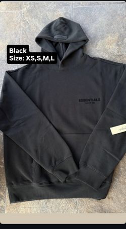 Essentials Black Hoodie