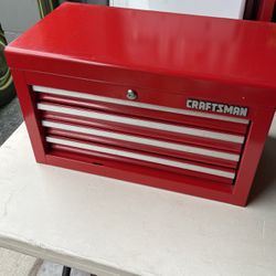 Craftsman 5 Drawer Tool Box With Key 