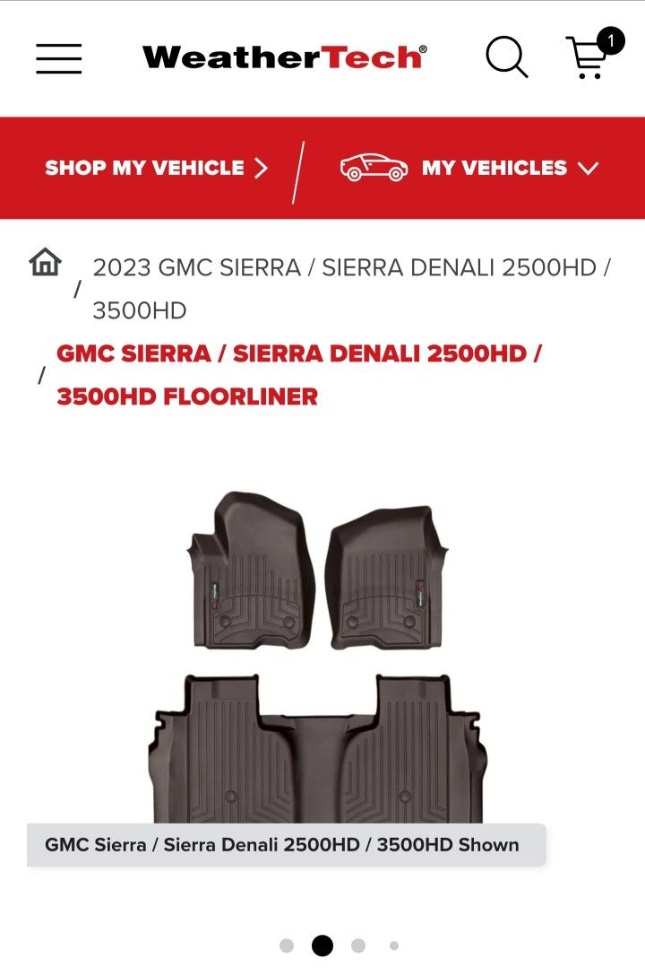 Weathertech Floor Mats GMC Sierra Chevy Silverado