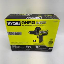 New Ryobi ONE+ HP 18V Brushless Cordless 1/2  Hammer Drill