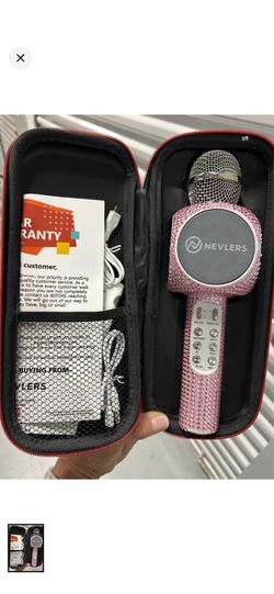 Pink microphone