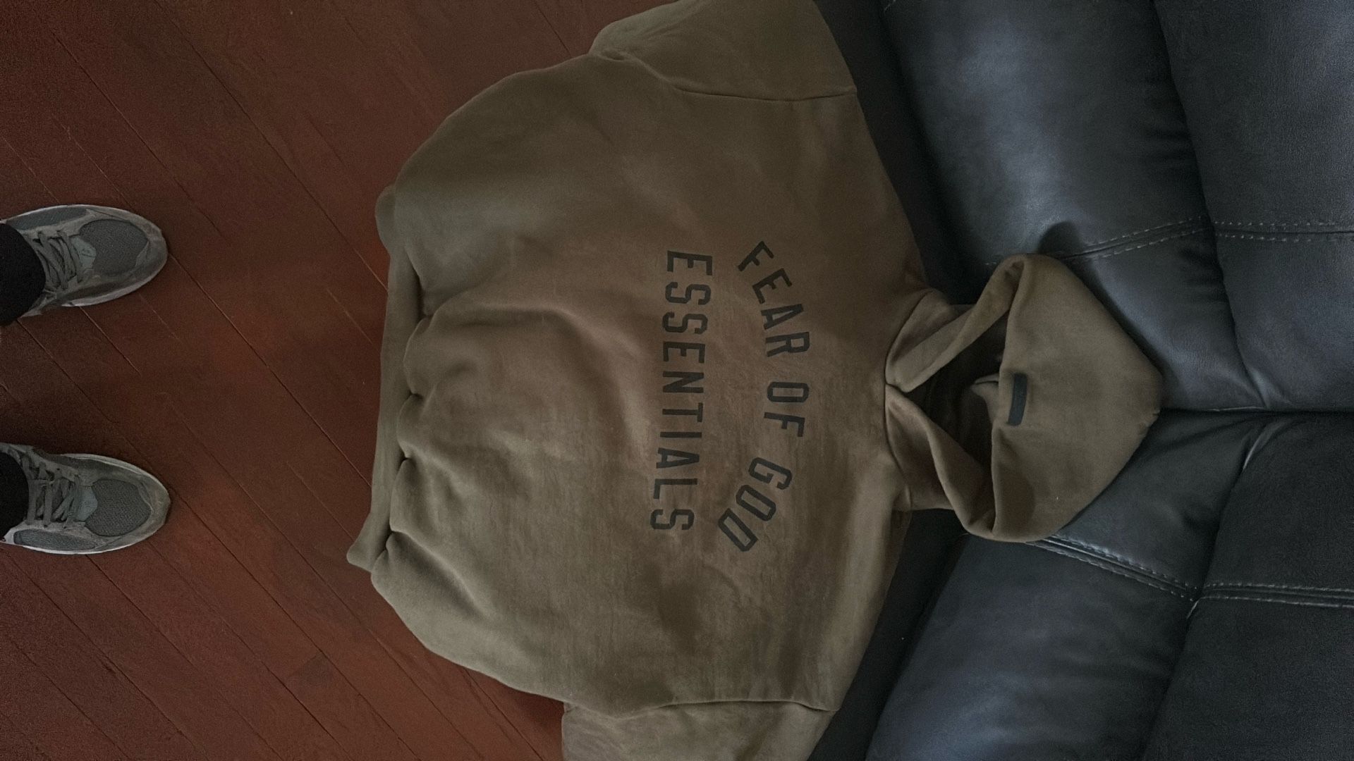 Small Green Essential Hoodie 