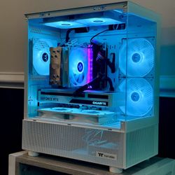 Custom White Gaming PC - RTX 3060 (12GB) | Ryzen 5500 | 16gb RAM | 512gb NVME SSD