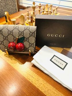 Gucci Red Cherries Wallet