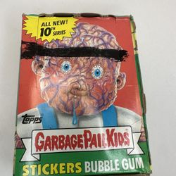 1987 TOPPS GARBAGE PAIL KIDS 10th SERIES FULL BOX OF 48 Sealed Gum Packs