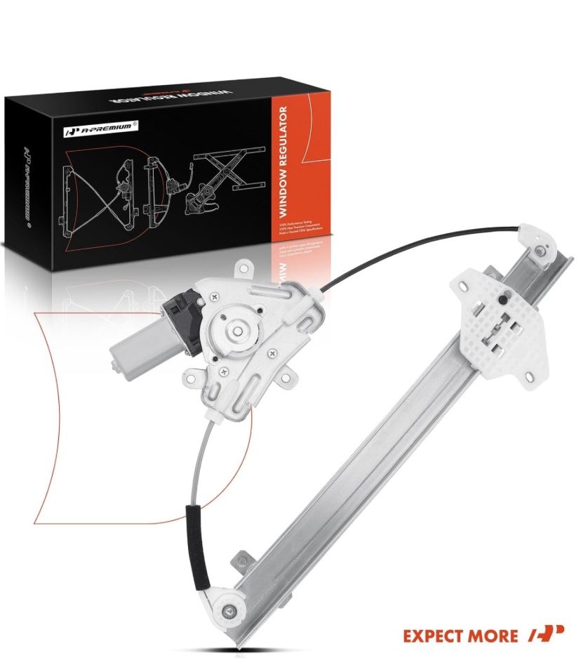A-Premium Power Window Regulator with Motor Compatible with Hyundai Accent 2012-2017 Front Passenger Side