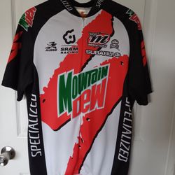 Aussie Mountain Dew Racing Jersey Size Xl 