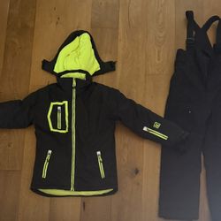 Boys Ski Jacket and Bib Pants - Sizes 8 and 12