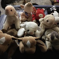 Beanie Babies - Farm Animals Lot Of 10 $40 OBO