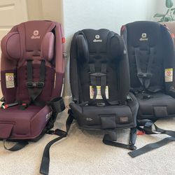3 Diono Radian 3RXT Car seats 