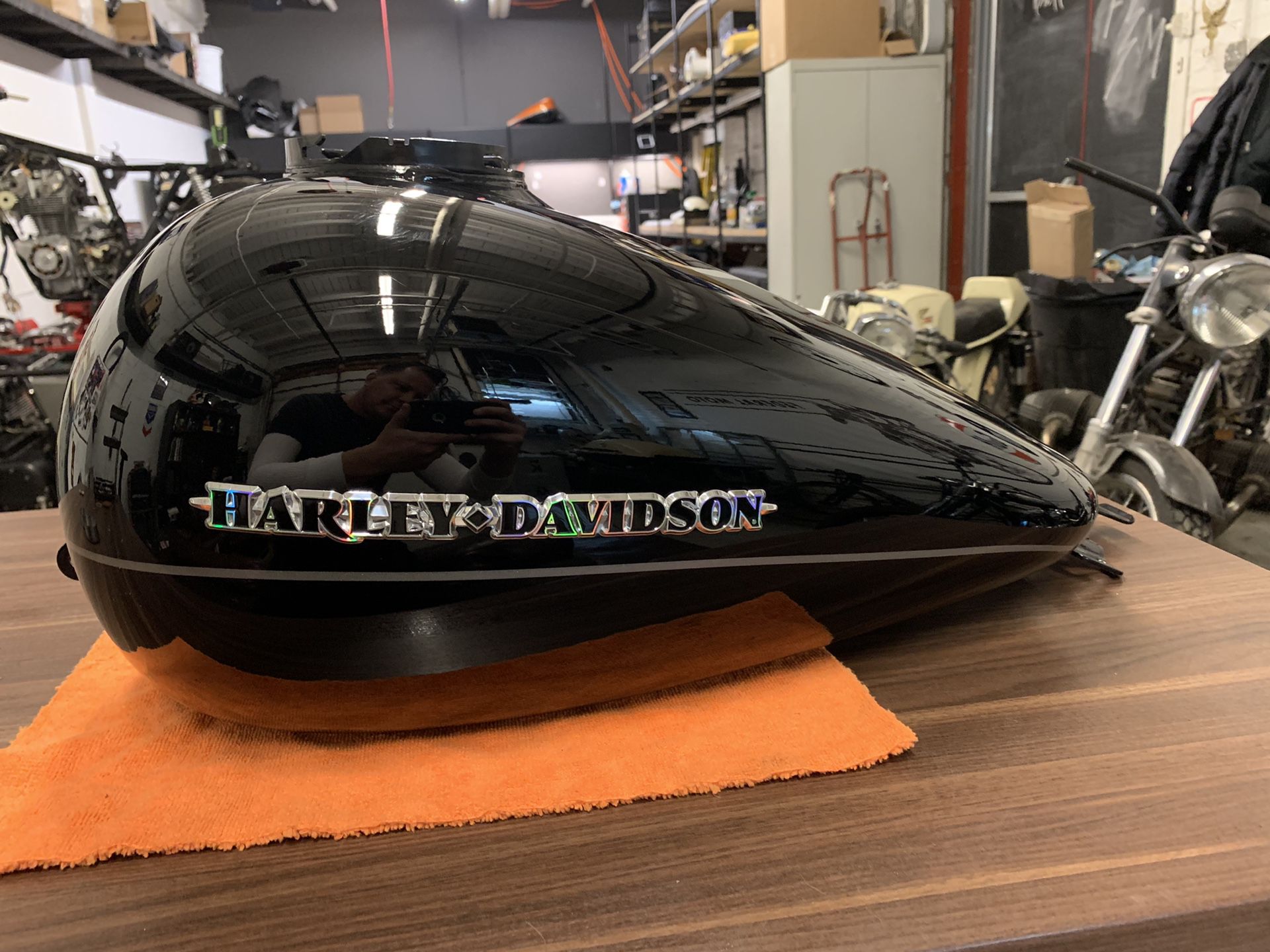Harley Davidson OEM Touring Gas Tank Vivid Black