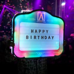 Premium Bottle Presenter for Night Clubs, VIP Bottle Service Signs, Eye-Catching Bottle Service Lights, Stylish Club Signs, Numbers for Home Decor, Bi