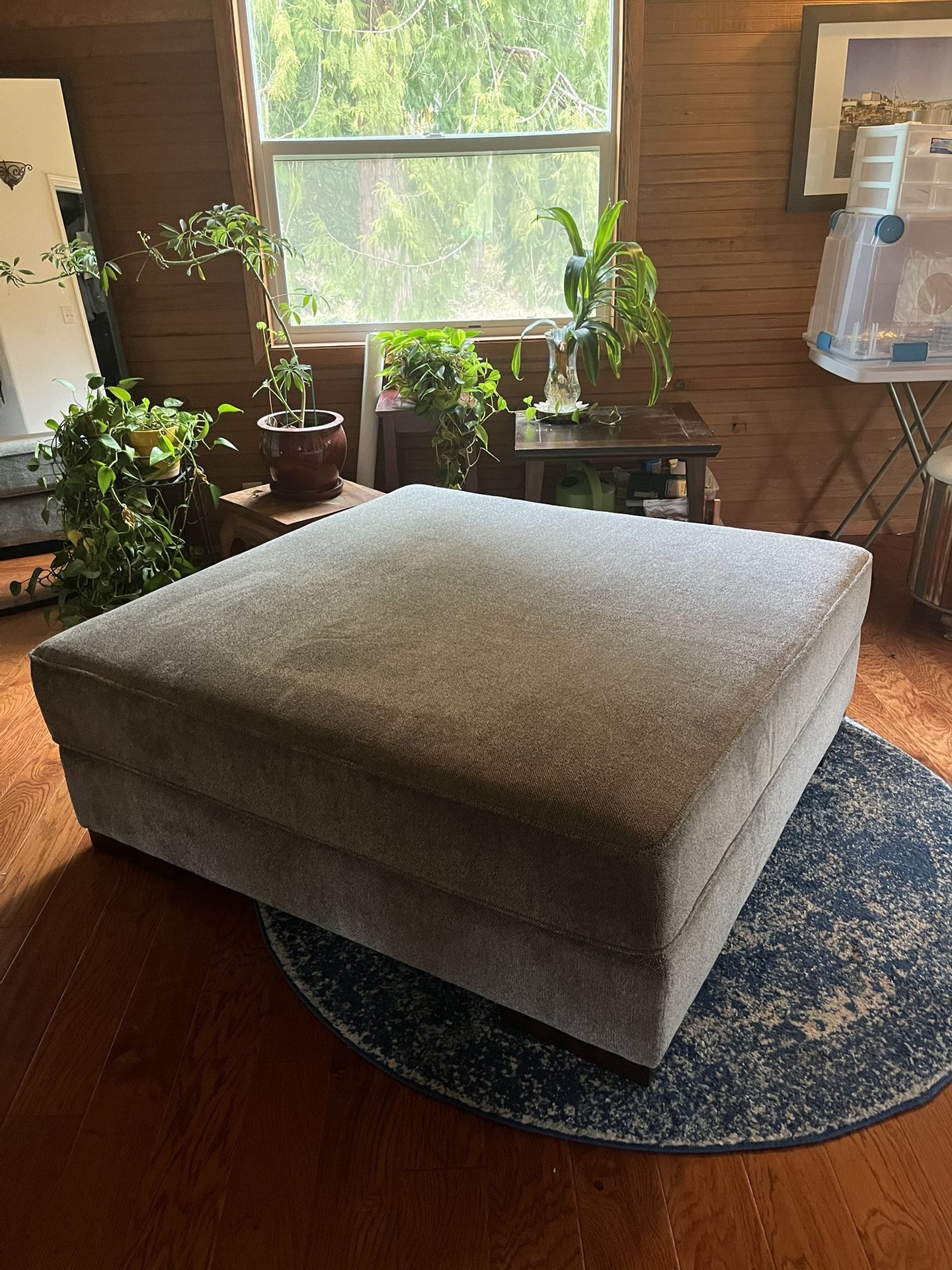 Giant Ottoman In Excellent Shape
