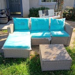 Patio Sofa Set Patio Couch Outdoor Couch Outdoor Wicker Sofa 🆕🚎🚛
