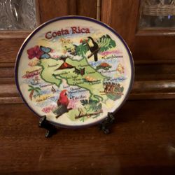 Costa Rica Decorative Plate 