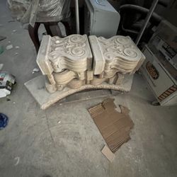 Concrete Table/ Bench 