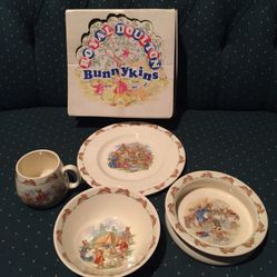 Royal Doulton Bunnykins baby dishes