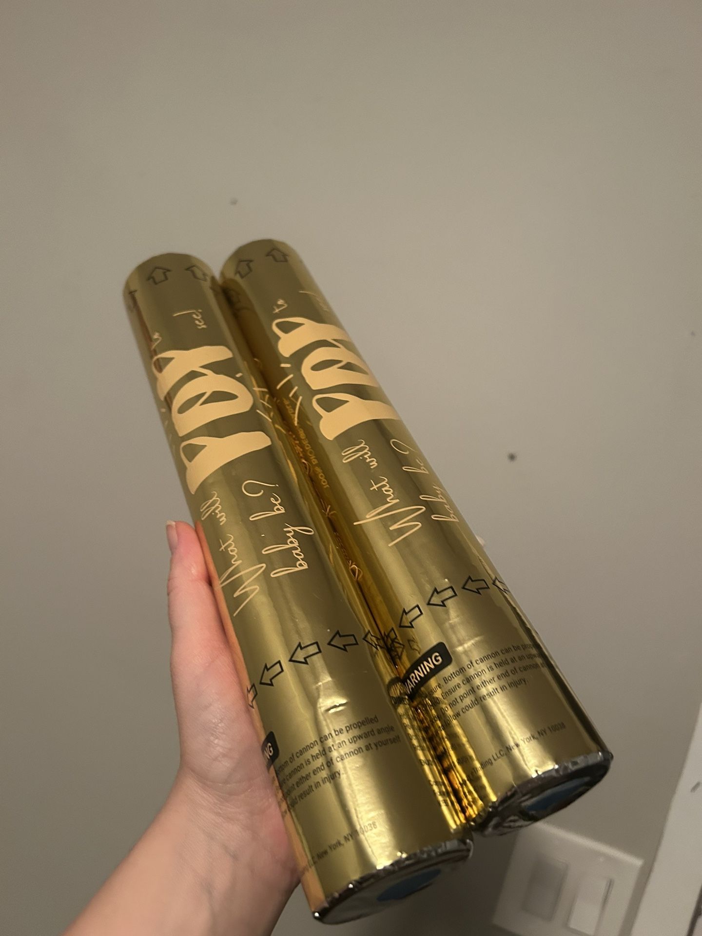 2 Baby Boy Gender Reveal Smoke Cannons
