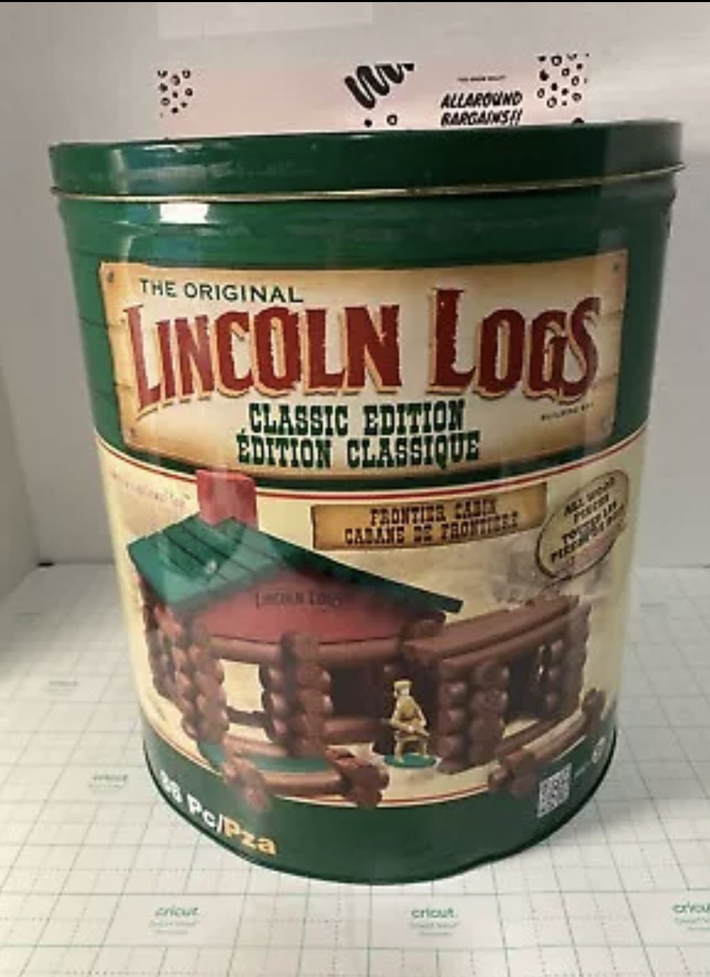 Original Lincoln Logs classic edition 86 piece Frontier Cabin AND Shady Pines !