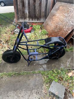 Mine bike roller frame