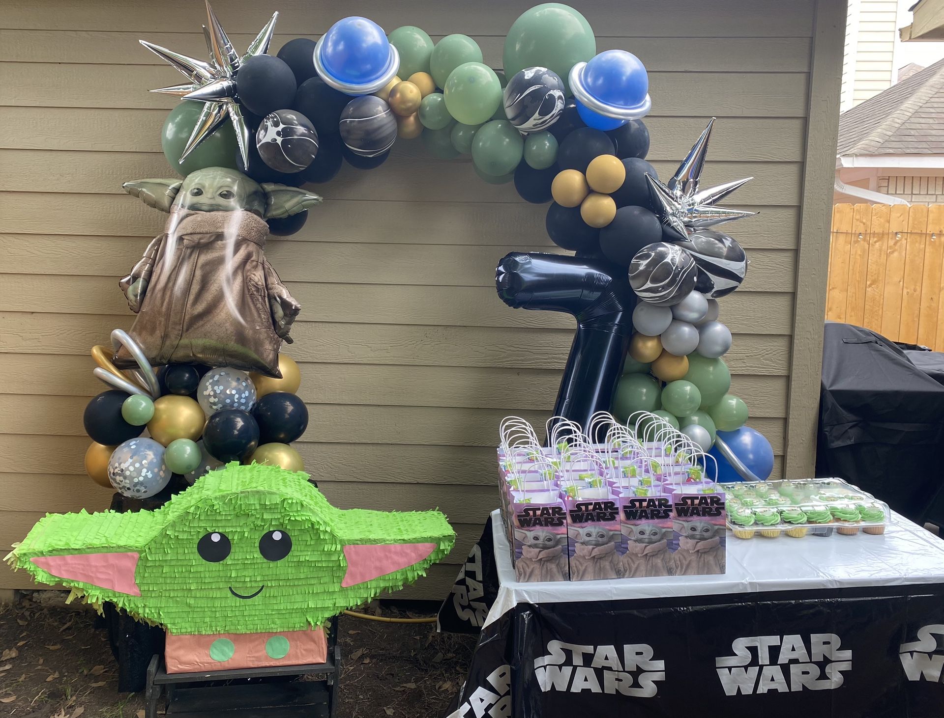 Baby Yoda Theme Party Decor