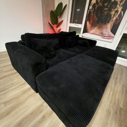 Four Piece Corduroy Couch