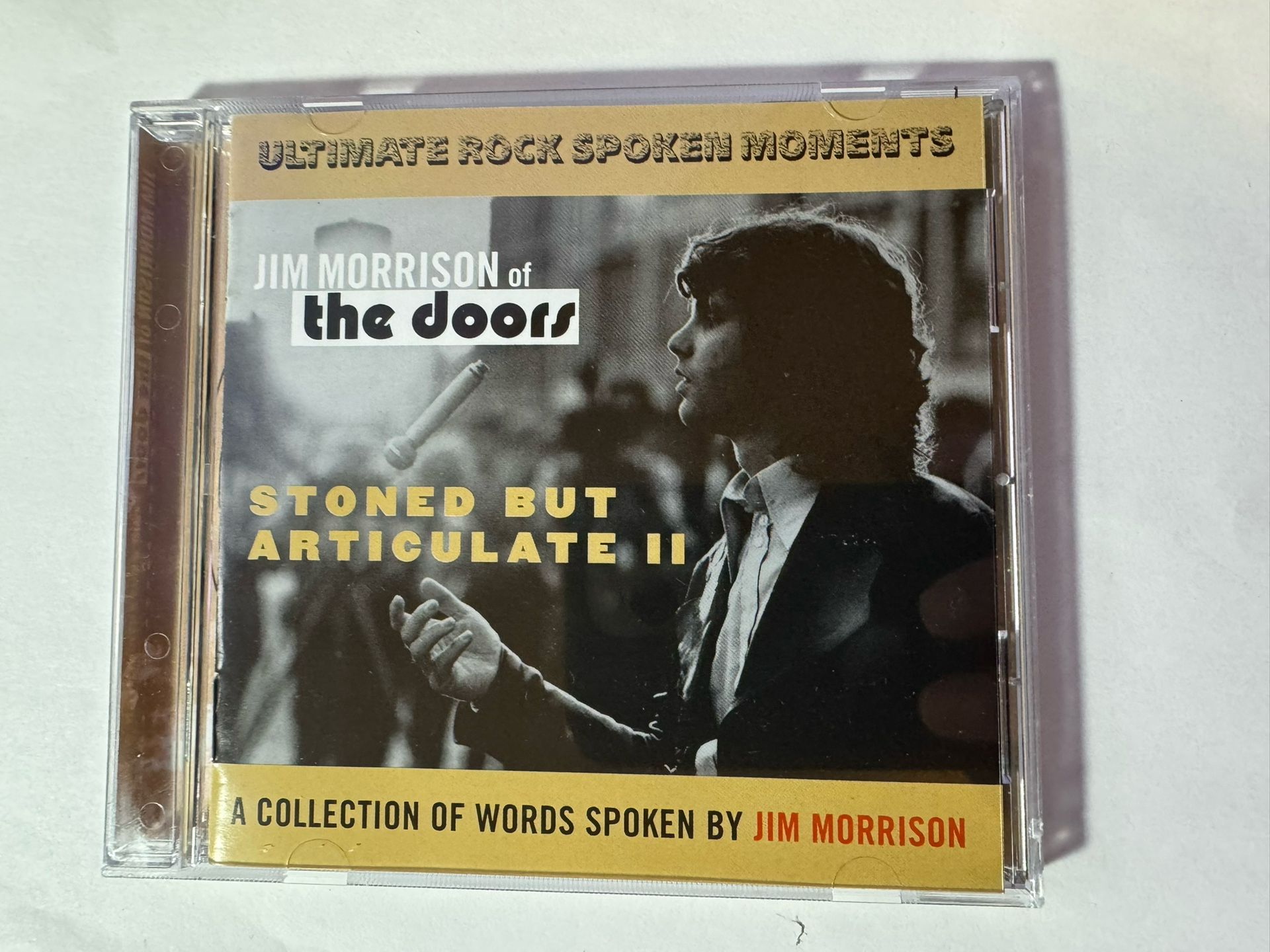 CD Jim Morrison The DOORS Stoned but Articulate II Spoken Words MINT