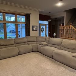 Oversized Powered Reclining Sectional