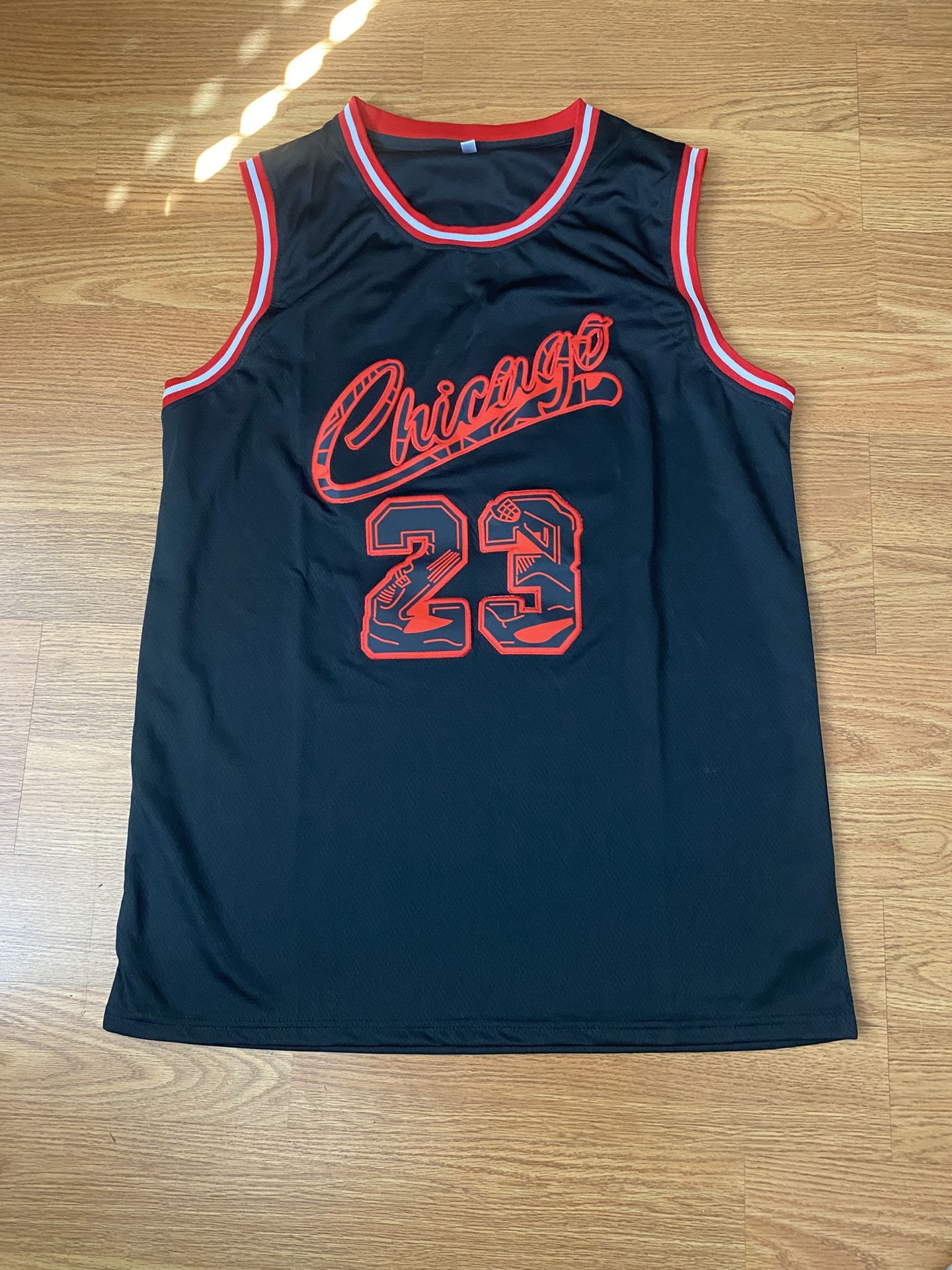 Brand new Stitched Chicago jersey #23 size Medium & XL in stock $40 each
