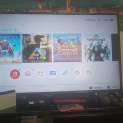 Nintendo Switch Oled With Case And Game And Charger