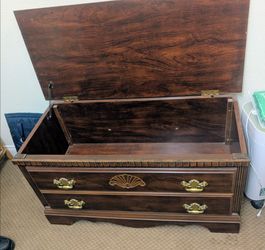 Vintage Wood Cedar Chest