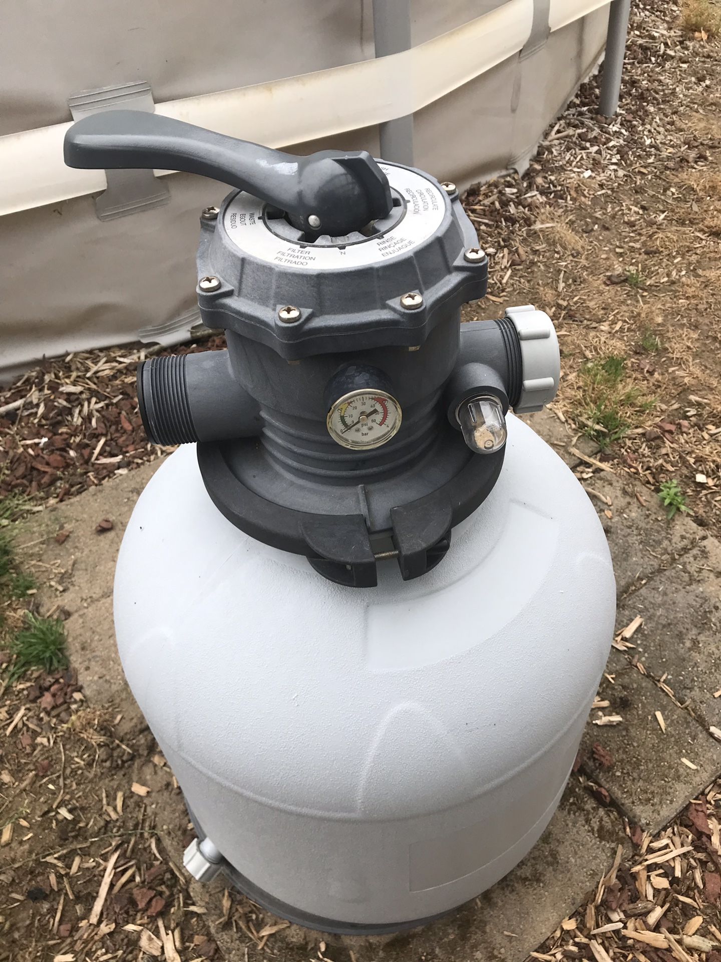 Sand filter, filter pump, solar pump and 800’ of pipe and fittings