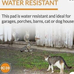 K&H Lectro-Soft Outdoor Heated Pet Dog Cat Bed Large Used Once Water Resistant 