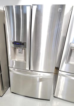 Kenmore 3-Door Stainless Steel Refrigerator
