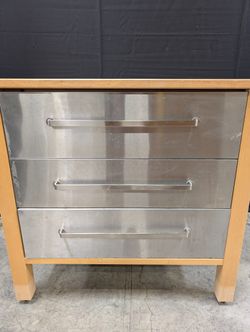 Functional Wooden Desk with Three Storage Drawers