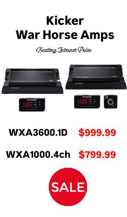 Kicker Warhorse Amps Cheaper Then The Internet 