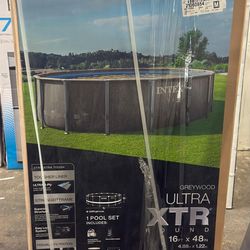 Intex Ultra XTR 16 ft. Round 48 in. Deep Soft Sided Above Ground Swimming Pool
