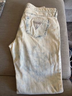 Stone wash guess jeans