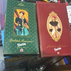 2 VINTAGE HALLMARKS BARBIES 