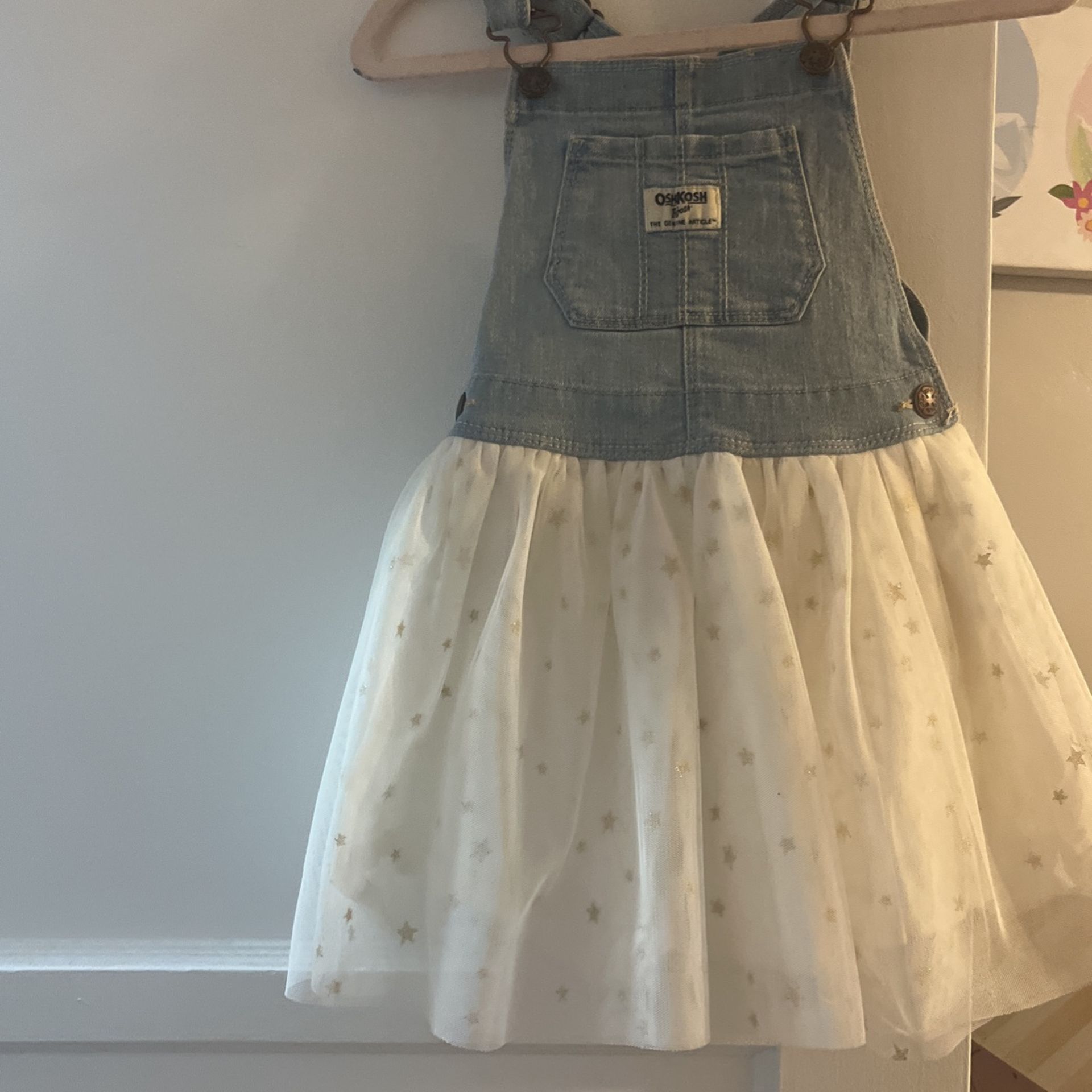 OshKosh Carters Overall Dress 4t