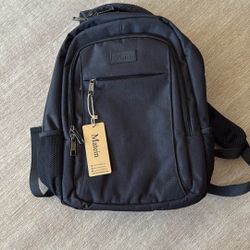 NEW NEVER USED Black Matein Laptop Backpack