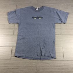 Promo T Shirt Vitaminwater Glaceau Its Work Blue Size Medium