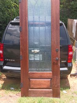 Outside door 8ftx3ft. 1 3/4 thick