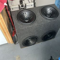 4 12in BOSS 1000 Watts